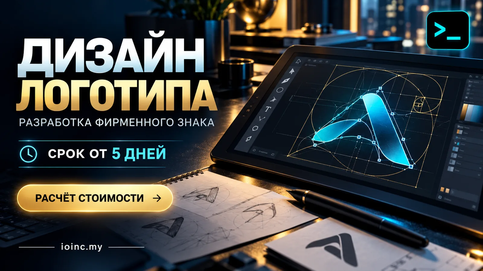 Дизайн логотипа: сколько стоит, этапы работы и как выбрать исполнителя
